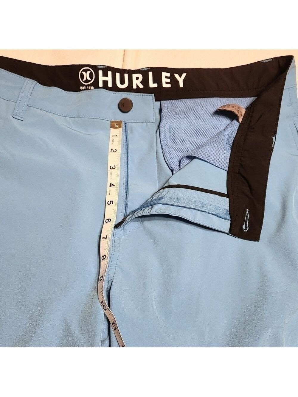 Hurley Hybrid Quick Dry Stretch Performance Shorts Size 38 - Picture 10 of 11